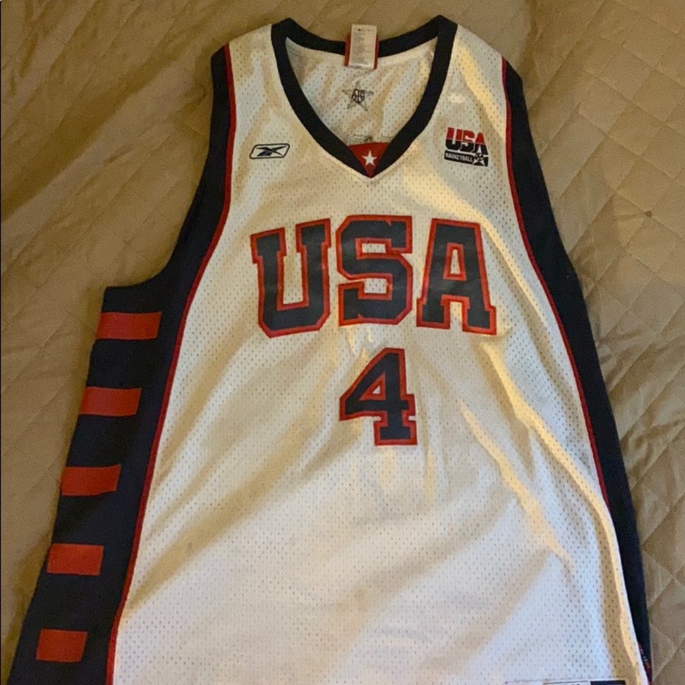 2XL USA Allen Iverson Jersey